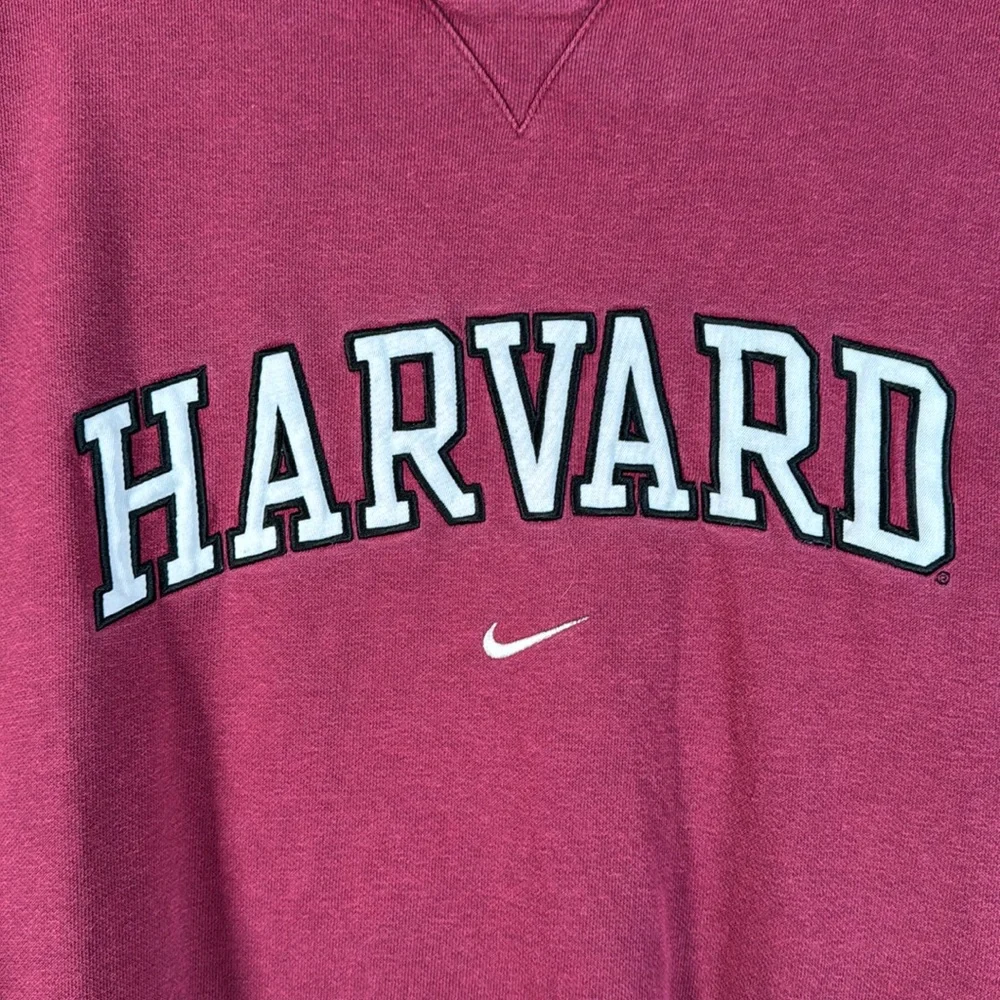 Vintage Nike Team Harvard Maroon Red Sweatshirt‎ Size XXL